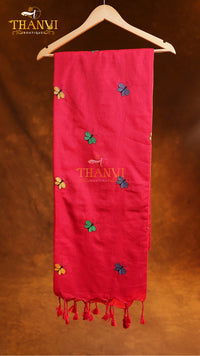 Flower Embroidery Saree