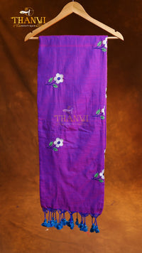Flower Embroidery Saree