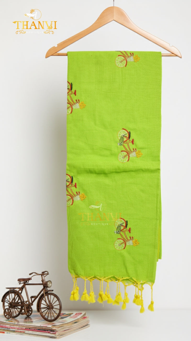 Flower Embroidery Saree