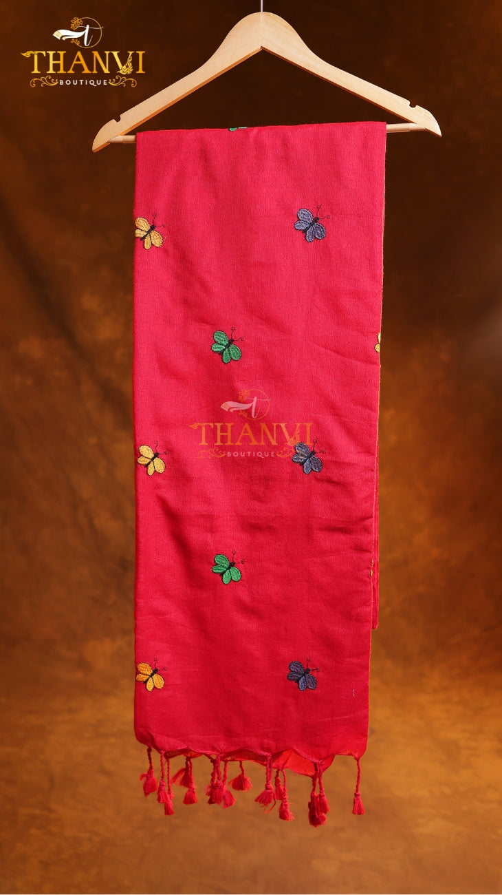 Flower Embroidery Saree