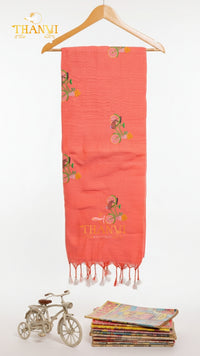 Flower Embroidery Saree