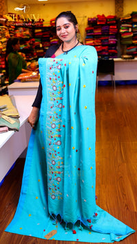 Flower Embroidery Saree