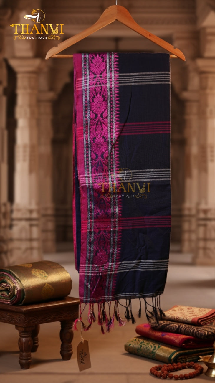 G/J Temple Border Saree