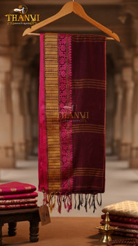 G/J Temple Border Saree
