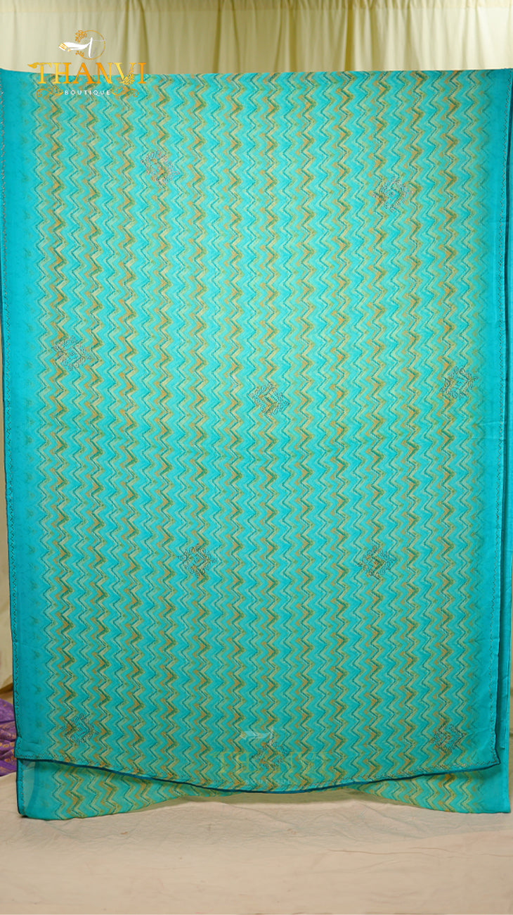 Georgette chiffon saree