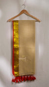 Golden String Border Saree