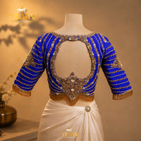 Sapphire Fringe Golden Blouse