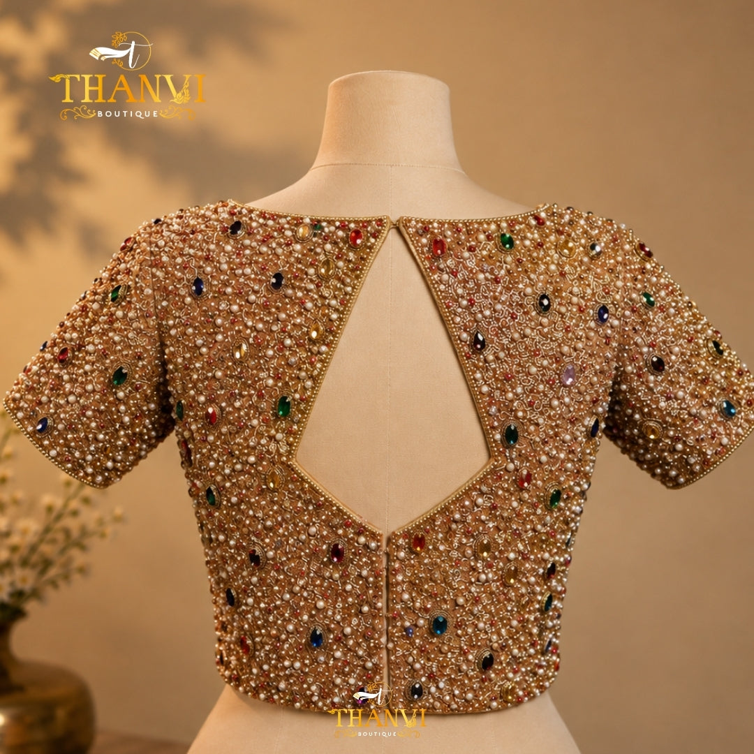Diamond Dust Multi Stone Blouse