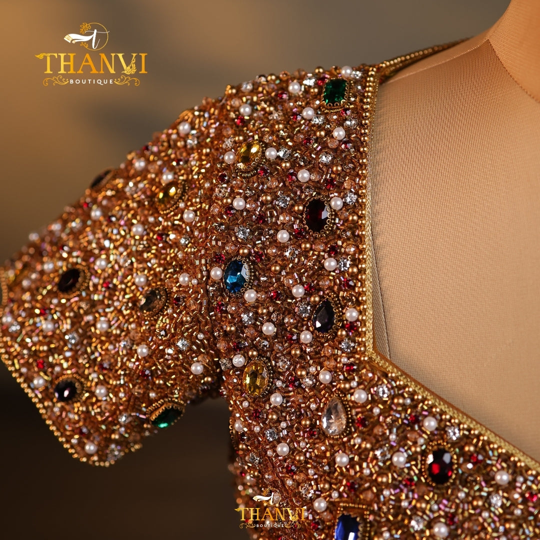 Diamond Dust Multi Stone Blouse