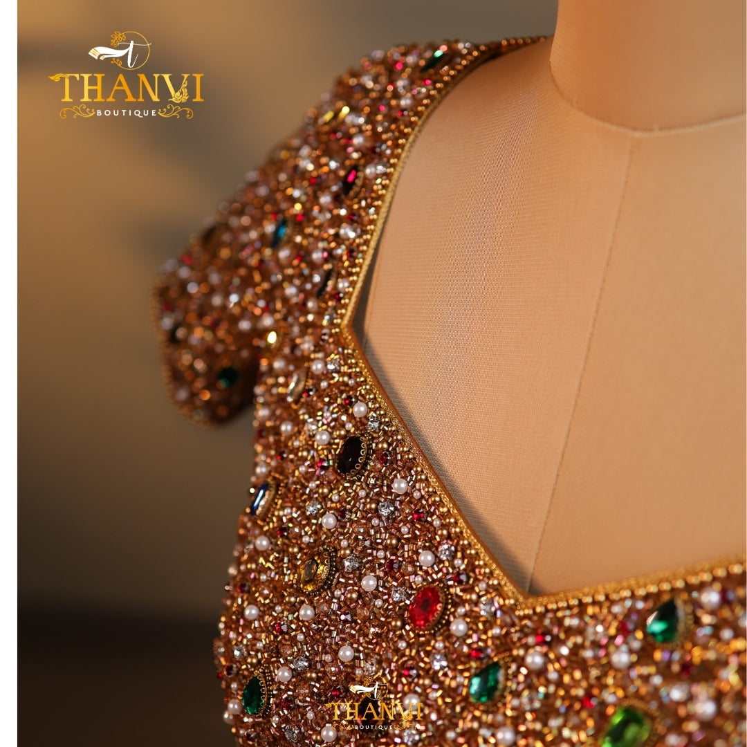 Diamond Dust Multi Stone Blouse