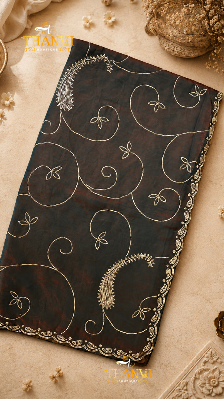 Stone Emb Saree