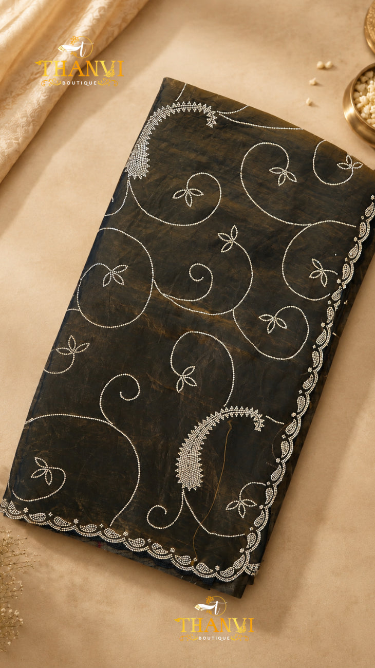 Stone Emb Saree