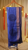 Iyal print linen Saree