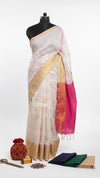 Jacquard Rose Print Saree