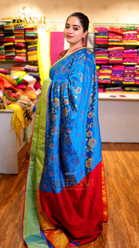 Jacquard Rose Print Saree