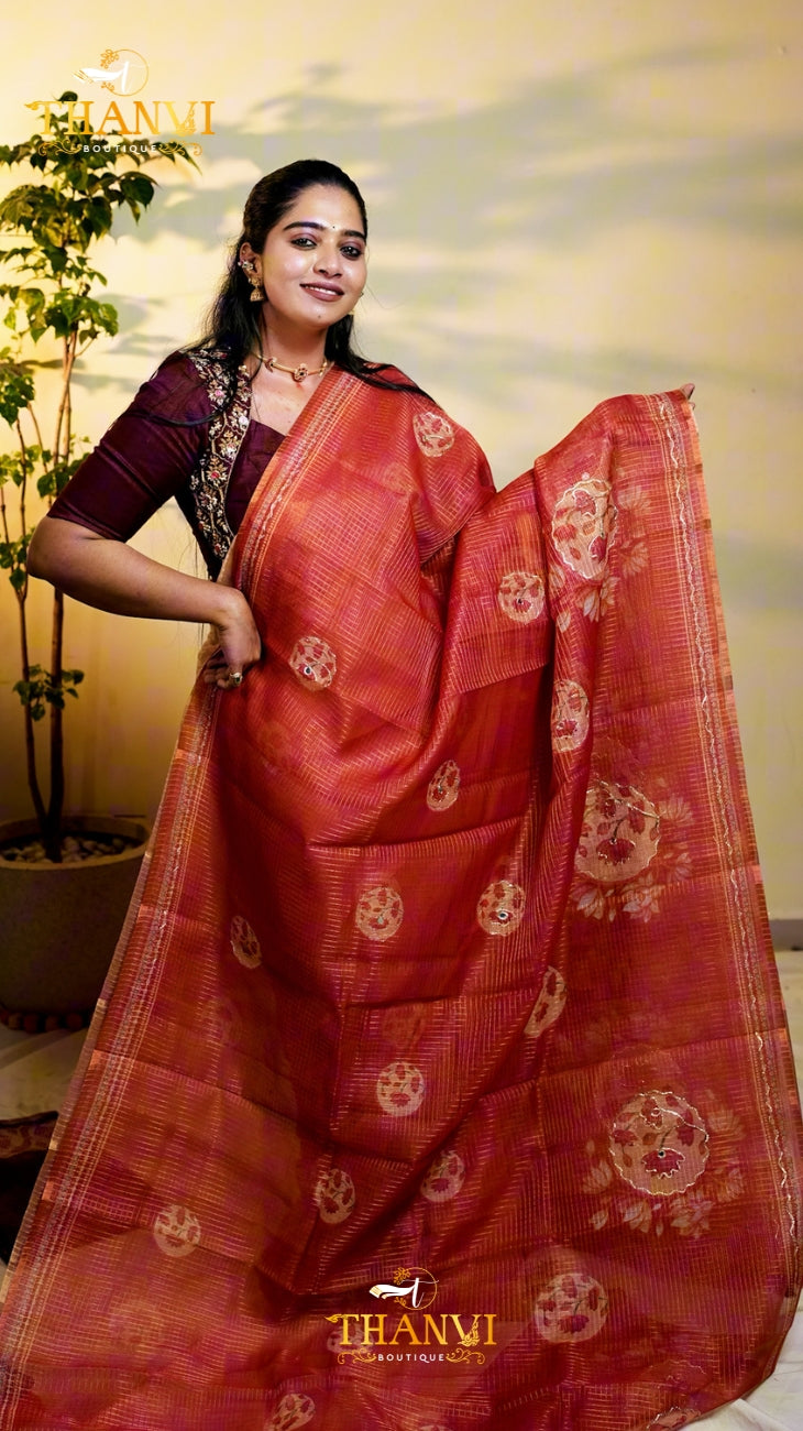 Kota Zardosi Work Saree