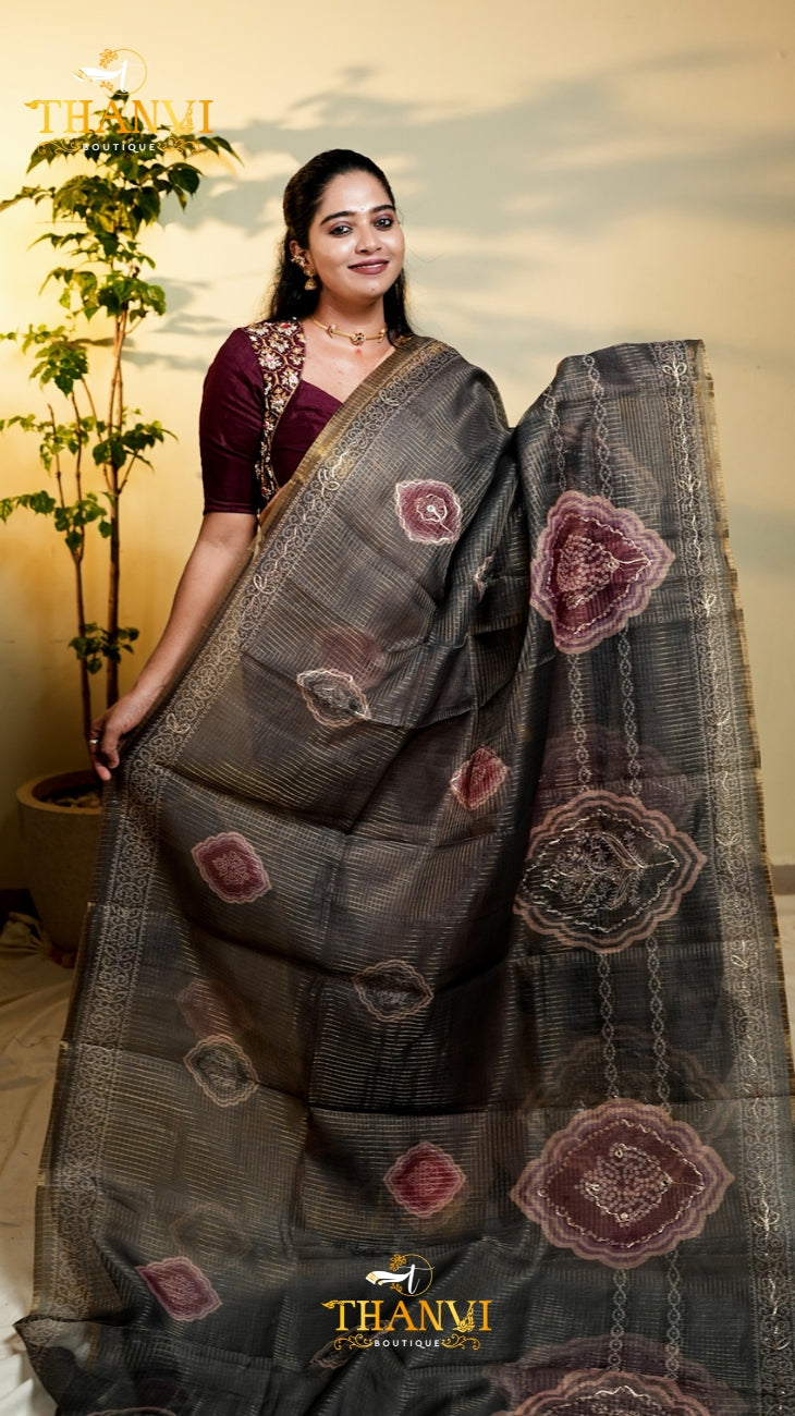 Kota Zardosi Work Saree