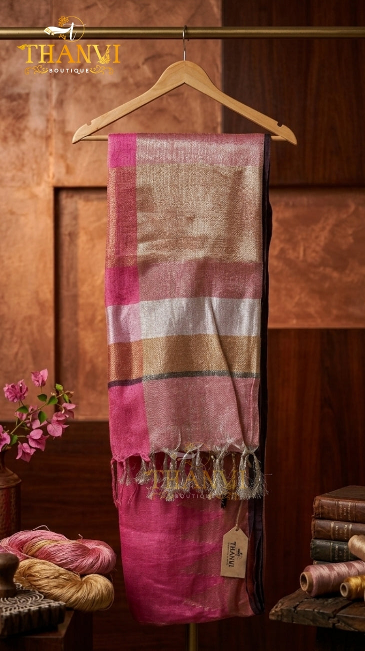 Linen Butta Saree