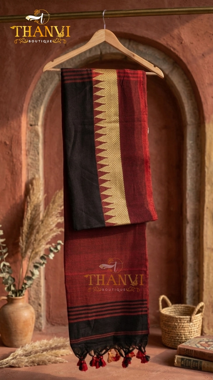 Linen Cotton Saree