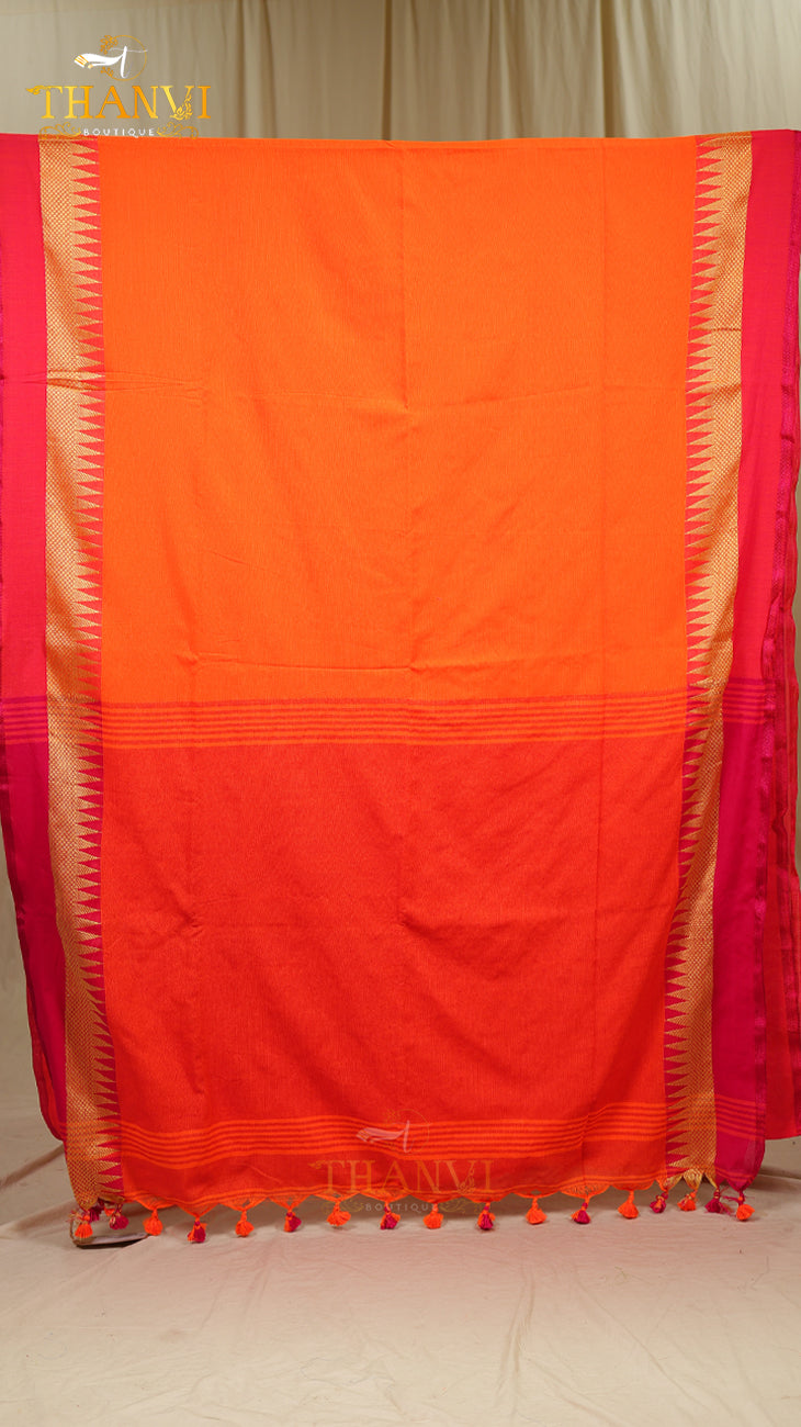 Linen Cotton Saree