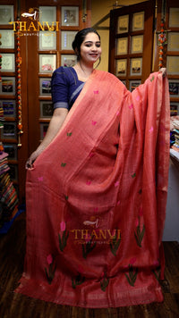 Linen Matka Tissue Saree
