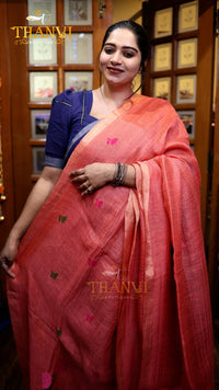 Linen Matka Tissue Saree