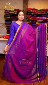 Linen Zari Big Border