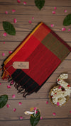 Linen Checks Saree