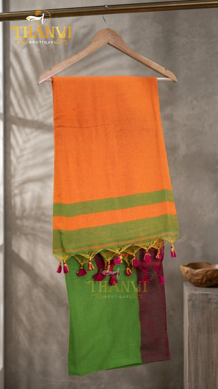 Linen Cotton Saree