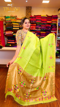 Linen Matka Tissue Saree