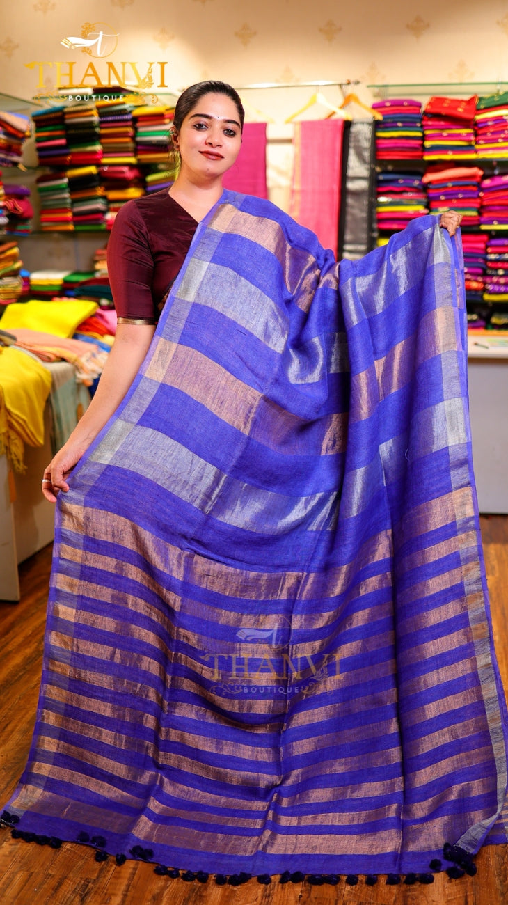 Linen Metallic Copper