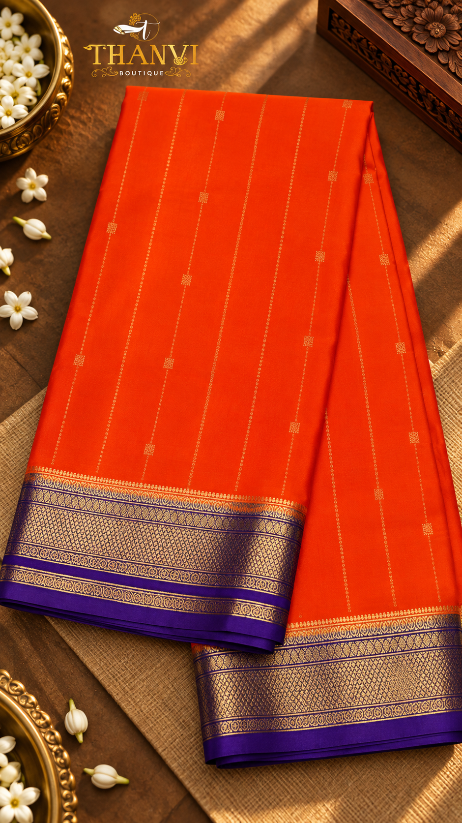 Crepe Rich Pallu Saree