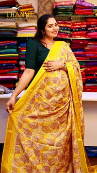 Modal Crepe Kalamkari Saree