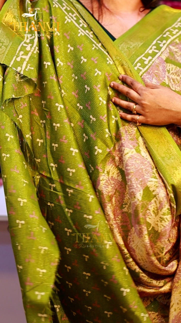 Modal Crepe Kalamkari Saree