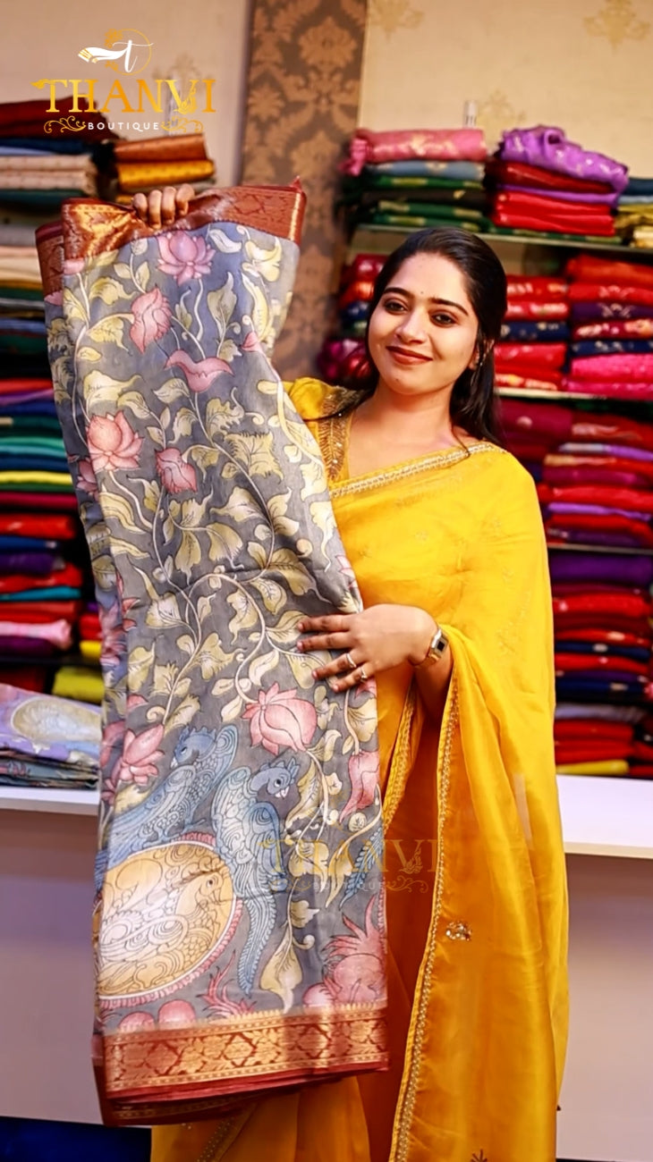 MODAL KALAMKARI SAREE
