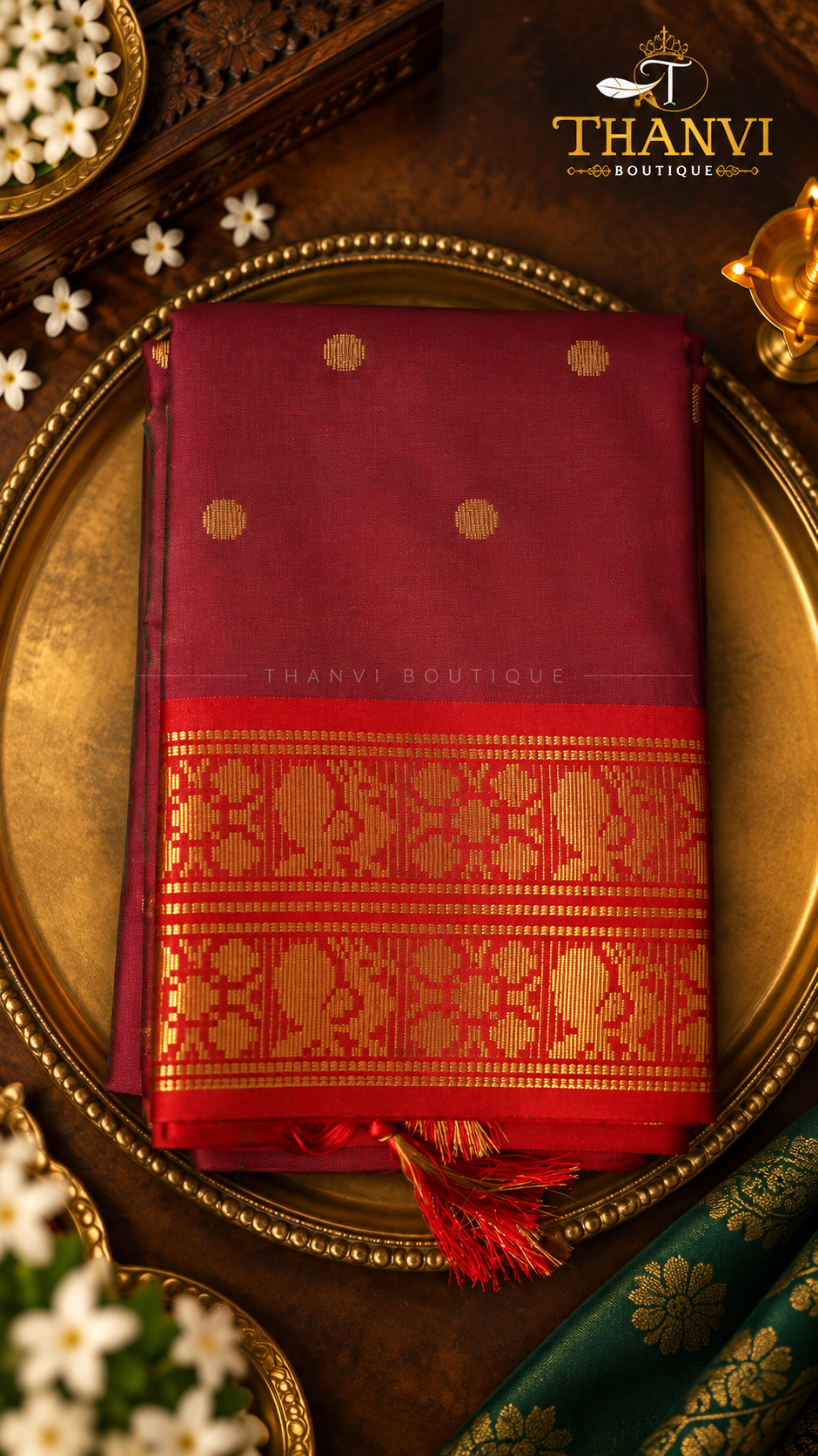 Zari Cotton Silk Saree