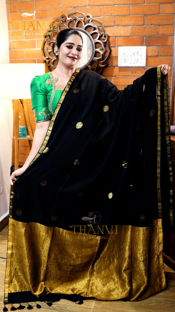 Mashru Cotton Silk Saree