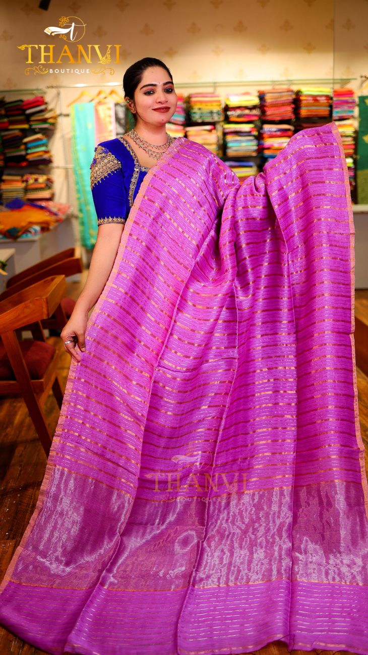 Matka Silk Tissue Saree