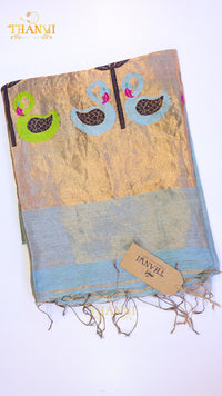 Linen Matka Tissue Saree