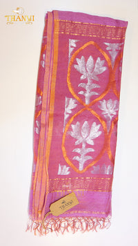 Linen Matka Tissue Saree
