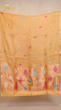 Linen Matka Tissue Saree