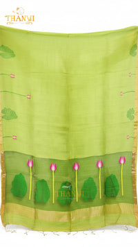 Linen Matka Tissue Saree