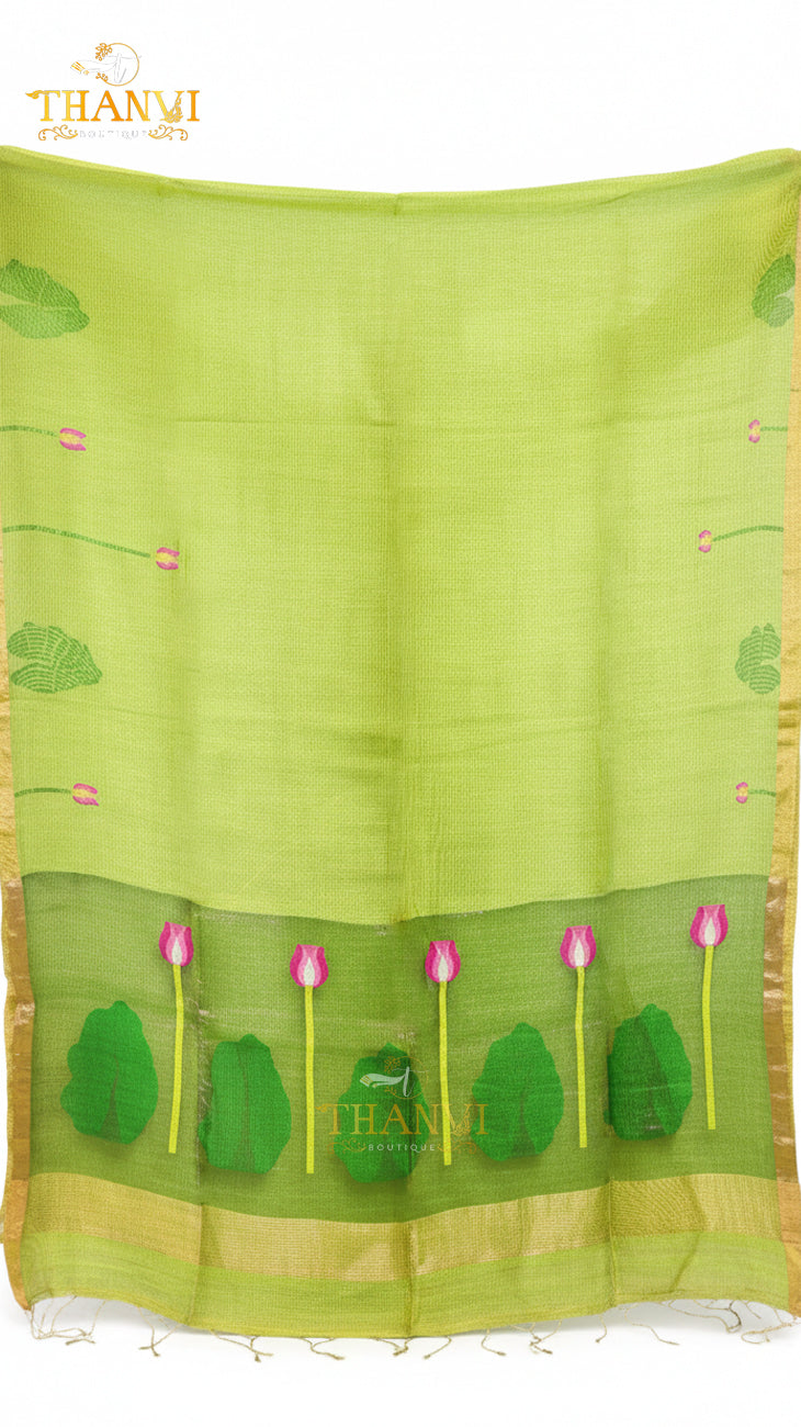 Linen Matka Tissue Saree