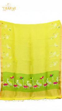 Linen Matka Tissue Saree