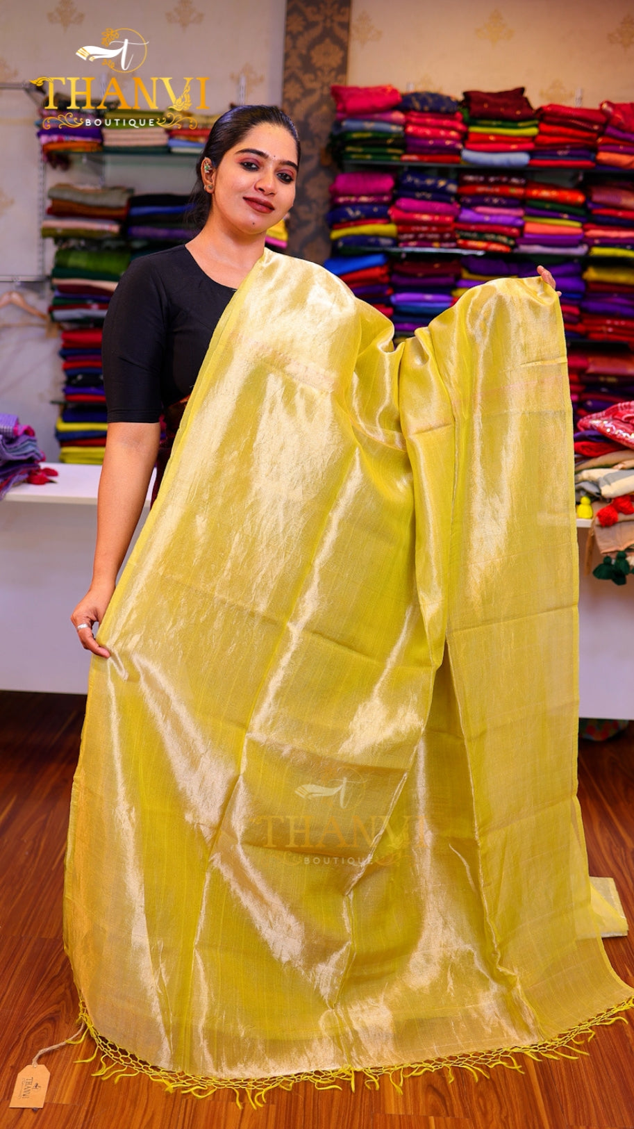 Metallic Organza Saree