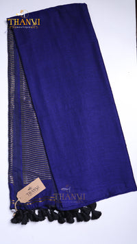 Metallic Pallu Mulberry Saree