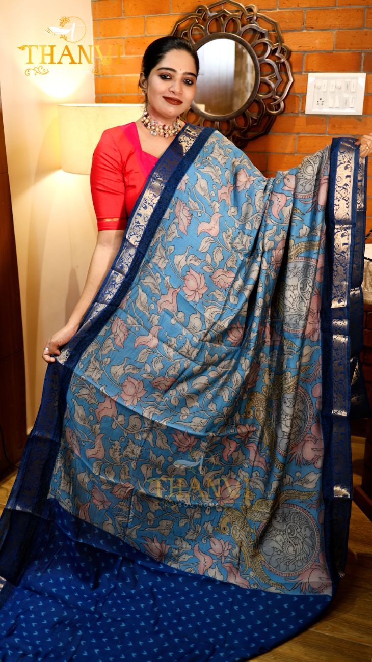 Modal Kalamkari Saree