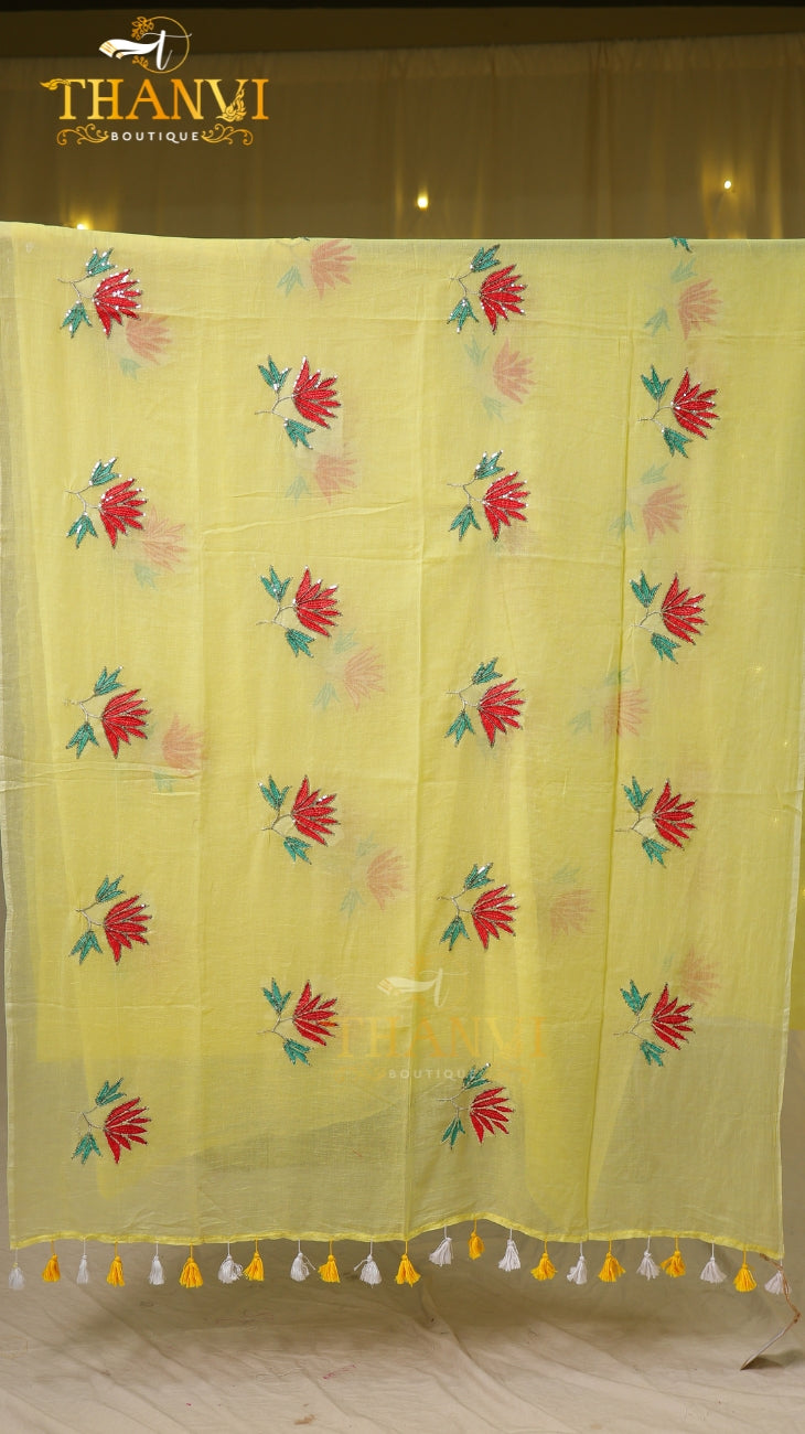 Modal Patch Work Saree