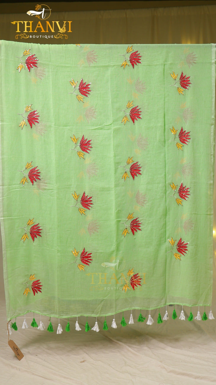 Modal Patch Work Saree