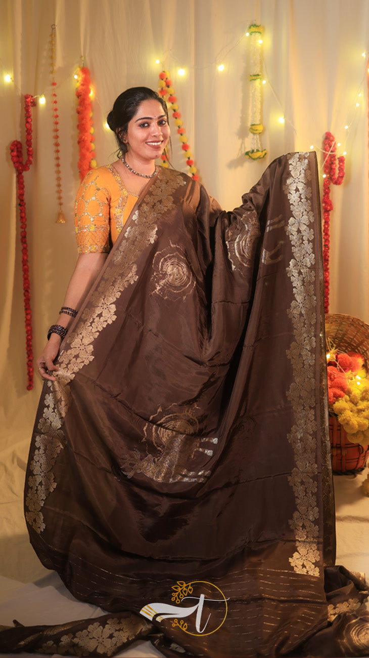 Moonga Silk Saree